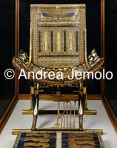 Museo Egizio Trono per cerimonie di Tutankhamon, Tebe | Andrea Jemolo