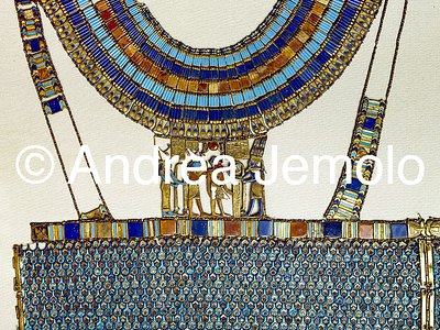 Egyptian museum Corset of Tutankhamen - rear, Thebes | Andrea Jemolo