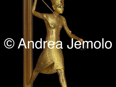 Egyptian museum Tutankhamen with a harpoon, Thebes | Andrea Jemolo