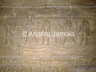 Temple of Horus West wall - reliefs with Myth of Horus | Andrea Jemolo