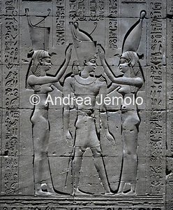 Tempio di Horus Rilievo con Alto e Basso Egitto | Andrea Jemolo