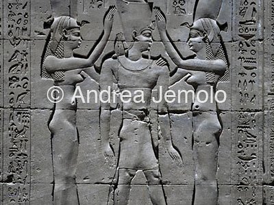 Temple of Horus Relief with High and Low Egypt | Andrea Jemolo