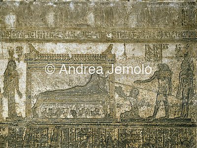 Temple of Hathor Shrine of Osiride - Osiride Reliefs | Andrea Jemolo