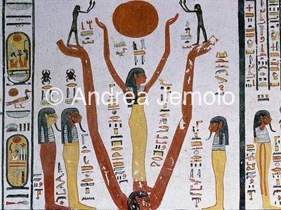 Tomba di Ramses VI ( n°9 ) Sala Tomba - Nut e la creaz. del Disco Celeste | Andrea Jemolo