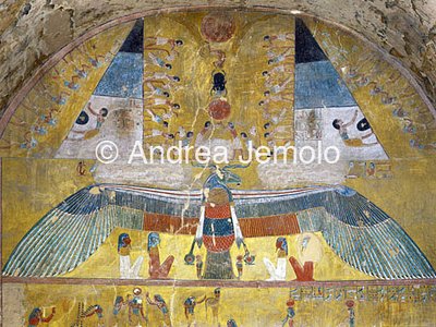 Tomba della regina Tausret ( n°14 ) Pittura della sala del sarcofago | Andrea Jemolo