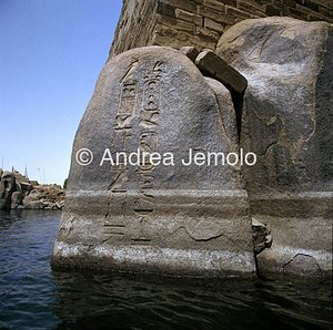 Elefantine - Rocks with inscript the name of Psammeticus General view | Andrea Jemolo