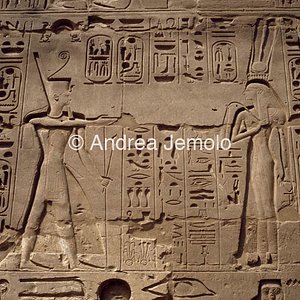 Tempio di Amon Mura - Ramses davanti alle divinità | Andrea Jemolo
