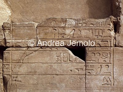 Temple of Amon Walls- Egyptian numbers | Andrea Jemolo