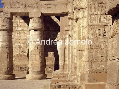 Tempio di Ramses III Secondo cortile | Andrea Jemolo