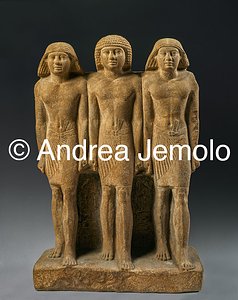 Museo Egizio Triade di Rawer, Quarzite, Giza | Andrea Jemolo