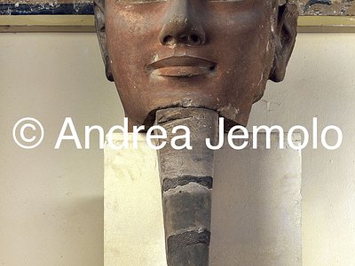 Egyptian museum Hatschepsut with the beard, Sandstone, Karnak | Andrea Jemolo