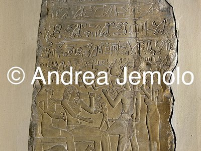 Egyptian museum Stela of Dagi, painted Limestone, Dra' Abu el-Naga' | Andrea Jemolo