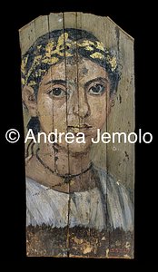 Egyptian museum Portrait from Fayum - girl | Andrea Jemolo