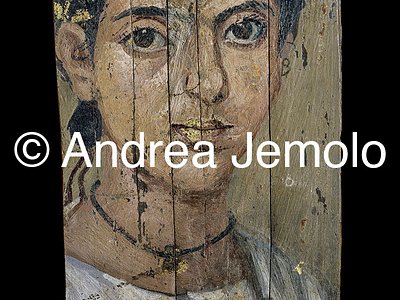 Egyptian museum Portrait from Fayum - girl | Andrea Jemolo
