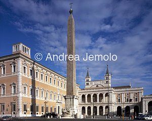 Basilica di San Giovanni in Laterano Piazza, obelisco, Palazzo e Loggia della Benedizione | Andrea Jemolo
