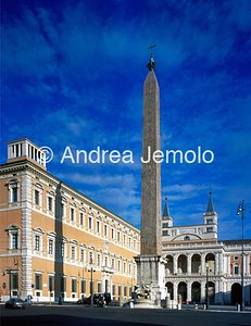 Basilica di San Giovanni in Laterano Piazza, obelisco, Palazzo e Loggia della Benedizione | Andrea Jemolo
