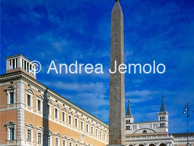 Basilica di San Giovanni in Laterano Piazza, obelisco, Palazzo e Loggia della Benedizione | Andrea Jemolo