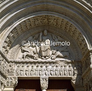 Saint Trophime Cristo con i simboli degli Evangelisti | Andrea Jemolo
