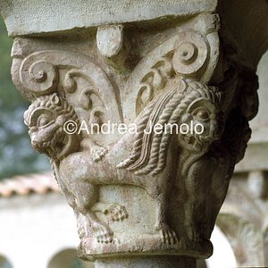 Abbazia Capitelli del chiostro | Andrea Jemolo