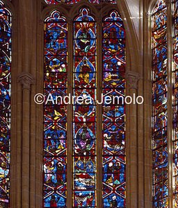 Cattedrale Metropolitana di San Gaziano Vetrata parte alta dell'abside - particolare | Andrea Jemolo