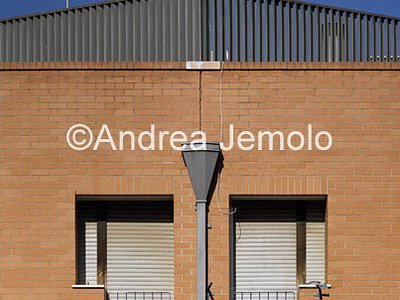 Residential complex La Casa intorno agli alberi Interior courtyard - Detail | Andrea Jemolo