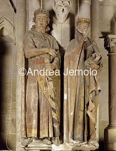 Cathedral - statues of the choir Ekkehard II and Uta | Andrea Jemolo