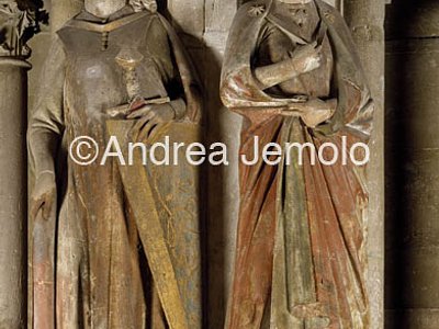 Cathedral - statues of the choir Hermann and Reglindis | Andrea Jemolo