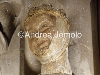 Cathedral - statues of the choir Reglindis - face - Detail | Andrea Jemolo