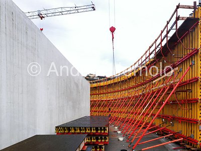 MAXXI - National Museum of the Arts of the XXI century Wall of a gallery in construction | Andrea Jemolo