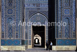 Masjed-é Jamè - Moschea del Venerdì Portale esterno - particolari | Andrea Jemolo