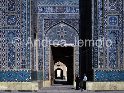 Masjed-é Jamè - Moschea del Venerdì Portale esterno - particolari | Andrea Jemolo