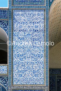 Masjed-é Jamè - Moschea del Venerdì Facciata - Decorazioni in maiolica | Andrea Jemolo