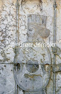 Apadana - Sala delle udienze - scala di accesso Guerrieri medi e persiani | Andrea Jemolo