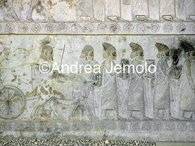 Apadana - Sala delle udienze - scala di accesso Assiri | Andrea Jemolo