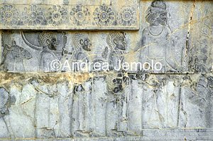 Apadana - Sala delle udienze - scala di accesso Etiopi | Andrea Jemolo