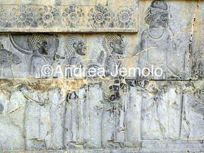 Apadana - Sala delle udienze - scala di accesso Etiopi | Andrea Jemolo
