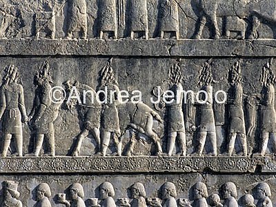Apadana - Sala delle udienze - scala settentrionale Sciti | Andrea Jemolo