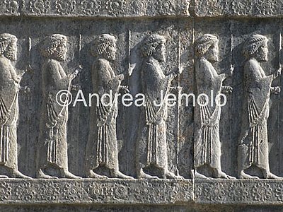 Apadana - Sala delle udienze - scala settentrionale Dignitari medi | Andrea Jemolo