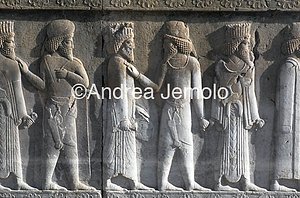 Apadana - Sala delle udienze - scala settentrionale Dignitari medi | Andrea Jemolo