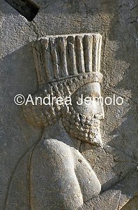 Apadana - Sala delle udienze - scala settentrionale Guerriero persiano | Andrea Jemolo
