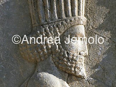 Apadana - Sala delle udienze - scala settentrionale Guerriero persiano | Andrea Jemolo