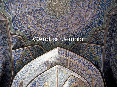 Sheikh Lotfollah Mosque - Masjed-é Sheikh Lotfollah Corridor ceiling | Andrea Jemolo