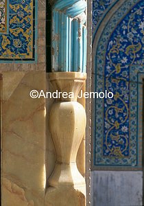 Sheikh Lotfollah Mosque - Masjed-é Sheikh Lotfollah Support of the groin of the entrance portal | Andrea Jemolo