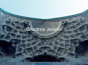 Masjed Emam - Masjed Shah - Shah Mosque Vault from Hall of prayer | Andrea Jemolo