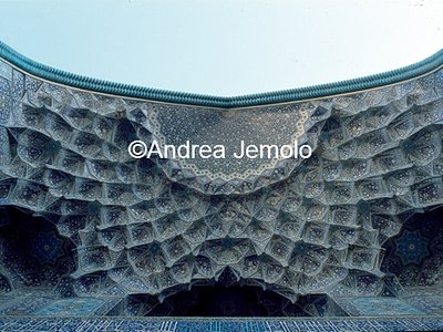 Masjed Emam - Masjed Shah - Shah Mosque Vault from Hall of prayer | Andrea Jemolo