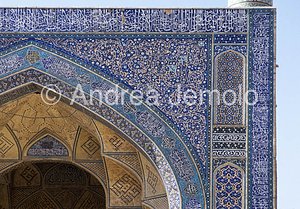 Masjed-é Jamè - Moschea del Venerdì Facciata - Particolari | Andrea Jemolo