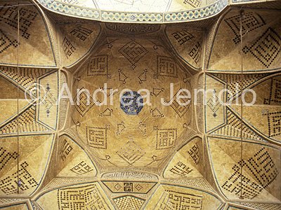 Masjed-é Jamè - Jameh Mosque Vault of the Iwan with Hall of prayer | Andrea Jemolo