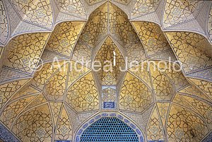 Masjed-é Jamè - Moschea del Venerdì Soffitto a volta della Sala di preghiera | Andrea Jemolo