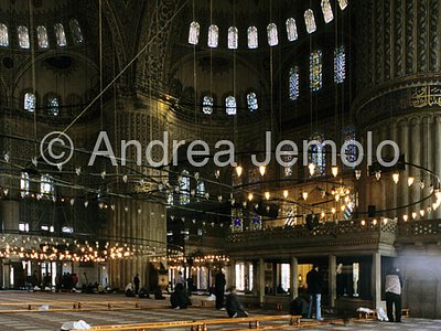 Sultan Ahmet Camii - Moschea Blu Interno | Andrea Jemolo