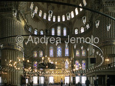 Sultan Ahmet Camii - Moschea Blu Interno | Andrea Jemolo
